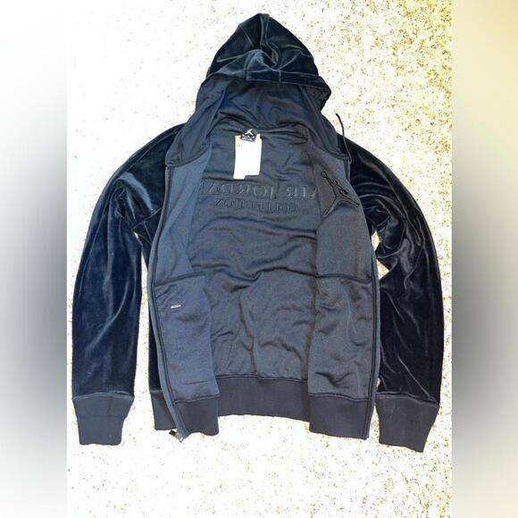 Jordan Ovo Velour Hoodie Black - Picture 4 of 10